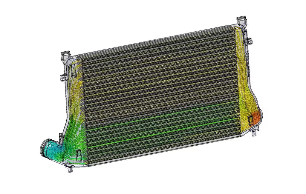 HF-serie intercooler voor Golf 8 GTI - Audi S3 8Y-  Leon KL VAG 2.0 T(F)SI EA888 Gen.4