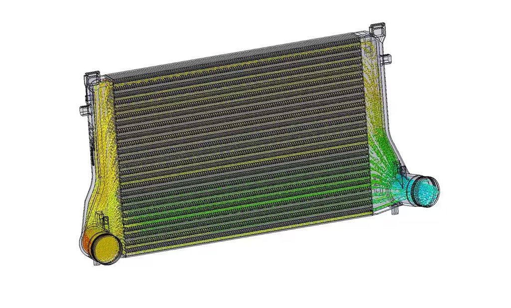 HF-serie intercooler voor Golf 8 GTI - Audi S3 8Y-  Leon KL VAG 2.0 T(F)SI EA888 Gen.4